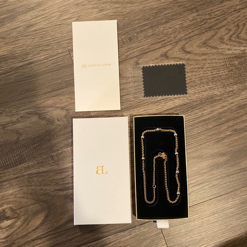 Abbott Lyon two tone necklace
